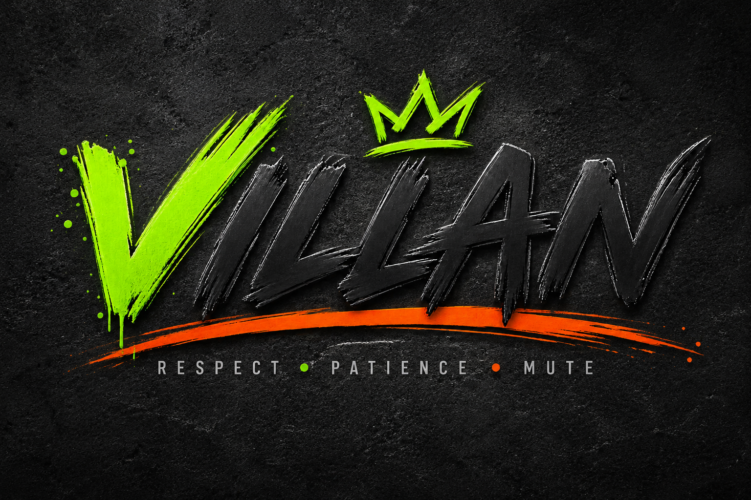 VILLAN official logo on dark asphalt